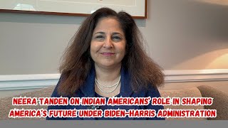 Neera Tanden on Indian Americans Role in Shaping America Future Under Biden Harris Administration
